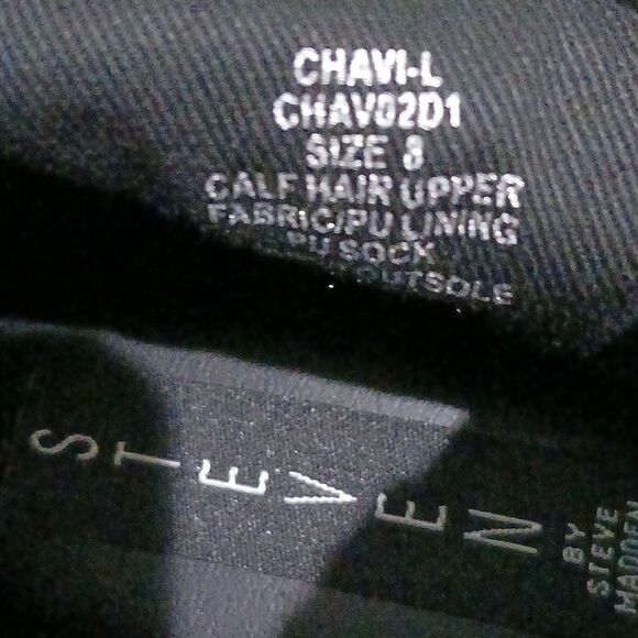 Steven‎ by Steve Madden Chavi-L Animal Leopard Print Calfhair Boots Sz 8 NEW - Picture 8 of 9